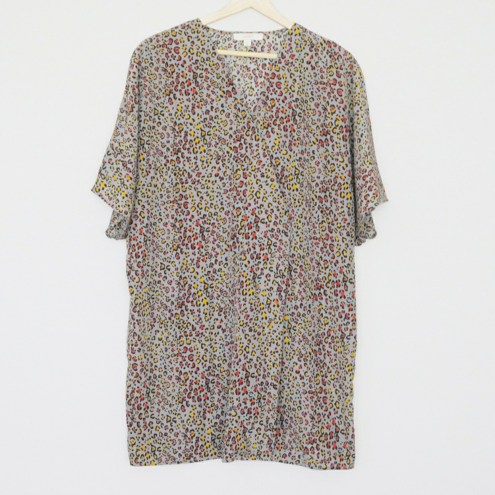 Animal Print Tunic Cocoon Dress